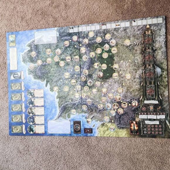 Lord of the Rings Middle-Earth Quest board game partially incomplete - Picture 9 of 15